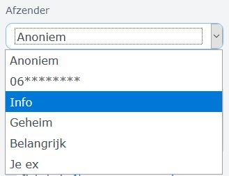 Anonieme SMS